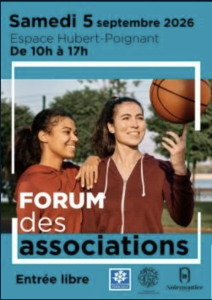 Participation au forum des associations samedi 5 septembre 2026